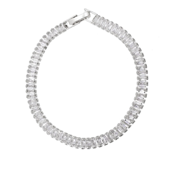 Baguette Rhinestone Bracelet - Picture 2 of 2